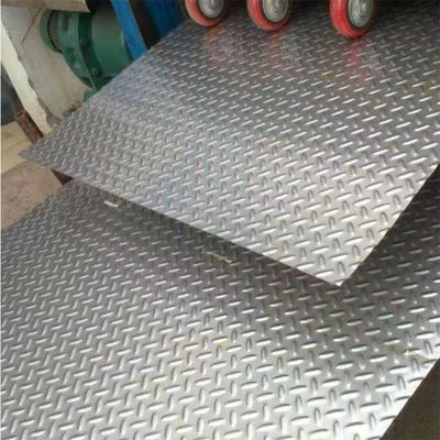 folha do assoalho do patim de 316L Diamond Stainless Steel Chequered Plate 8K anti