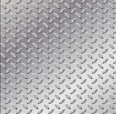 Diamond Stainless Steel Chequered Plate folha quadriculado da placa de 0.3mm - de 20mm